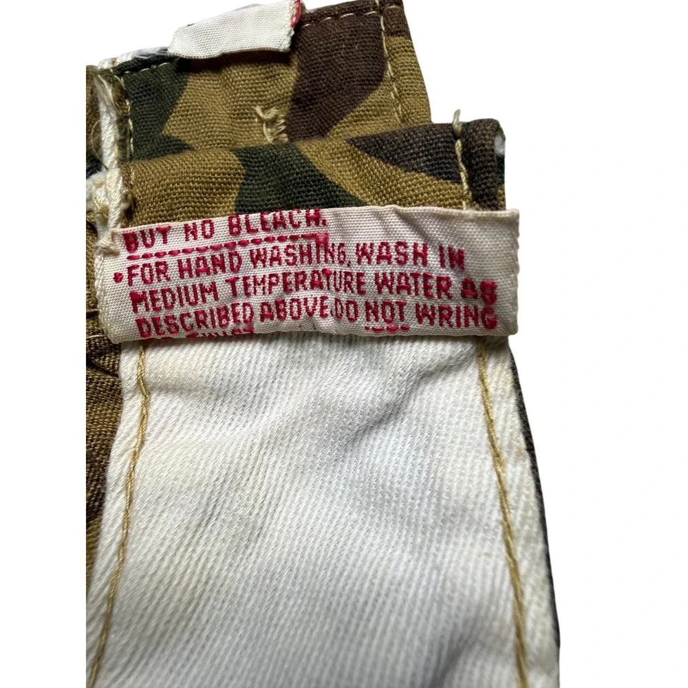 Vintage Frog Skin Camo Fatigue Pants Mens L Duck Military Lightweight‎ Hong Kong